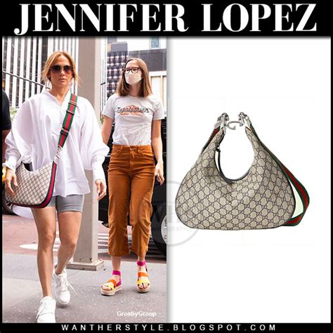 gucci jlo bag|celebrities carrying Gucci handbags.